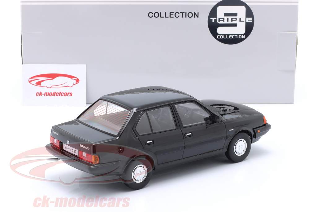 Volvo 360 Baujahr 1987 schwarz metallic 1:18 Triple9