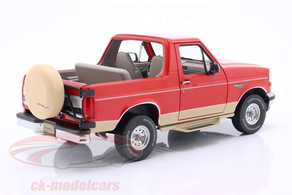 Ford Bronco Eddie Bauer Edition 1994 rød metallisk / bronze 1:18 Greenlight