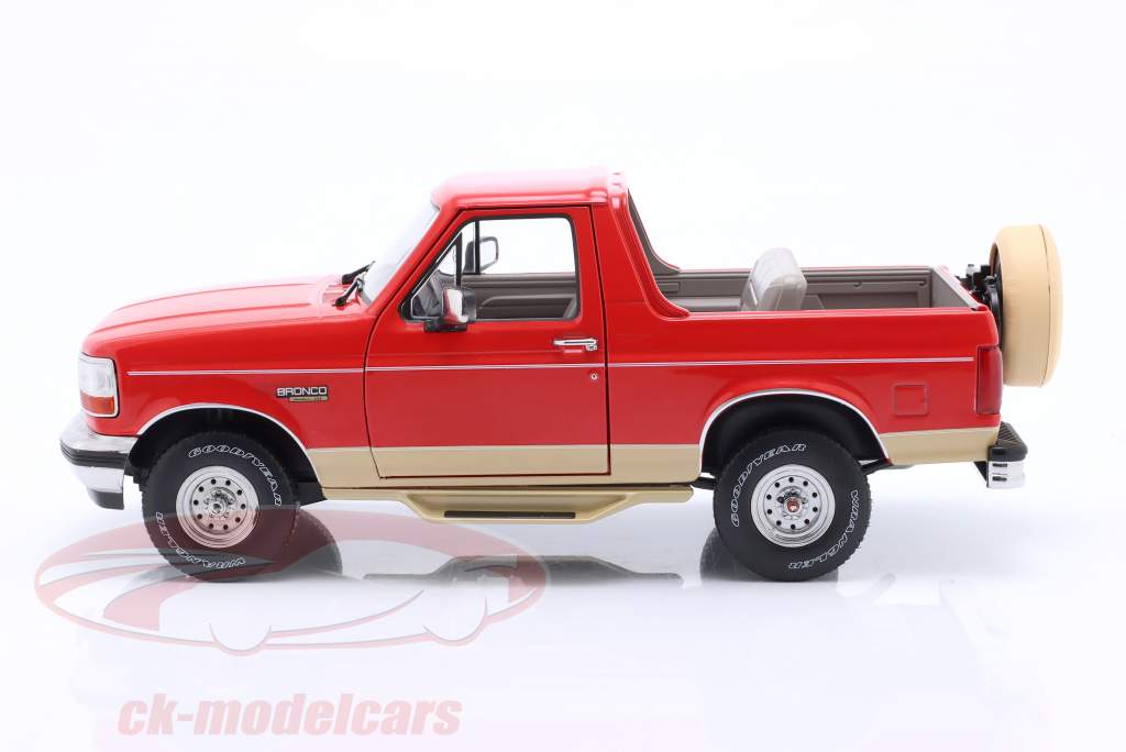 Ford Bronco Eddie Bauer Edition 1994 rød metallisk / bronze 1:18 Greenlight