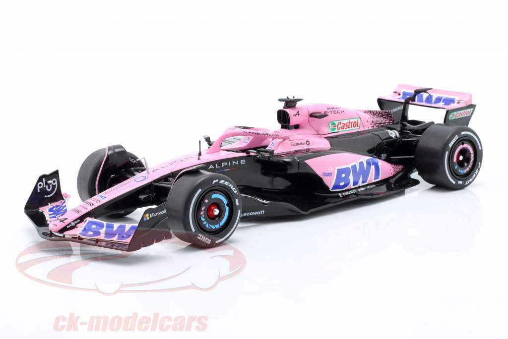 Ocon, Gasly Alpine A523 Launch Livery #31 #10 Formula 1 2023 pink 1:18 Solido
