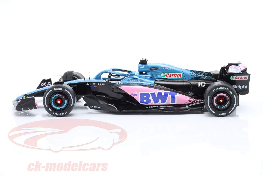 Ocon, Gasly Alpine A523 Launch Livery #31 #10 Formula 1 2023 blue 1:18 Solido