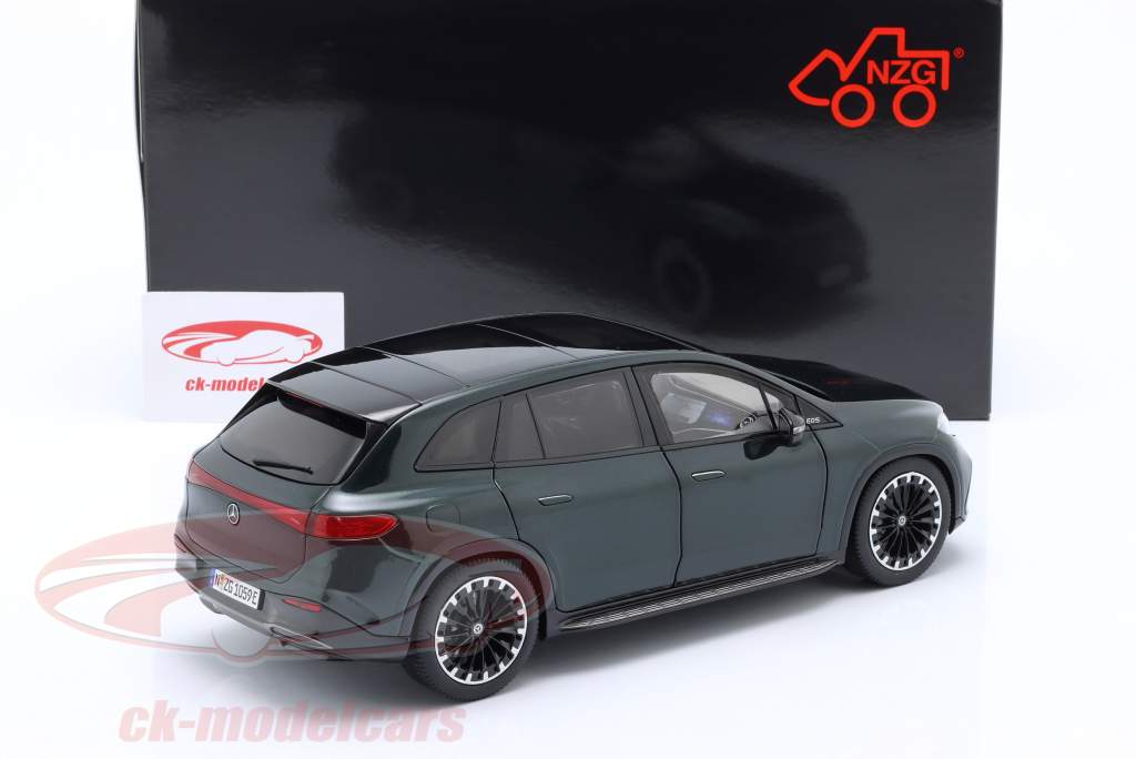 Mercedes-Benz EQS SUV (X296) Byggeår 2022 Smaragd grøn 1:18 NZG