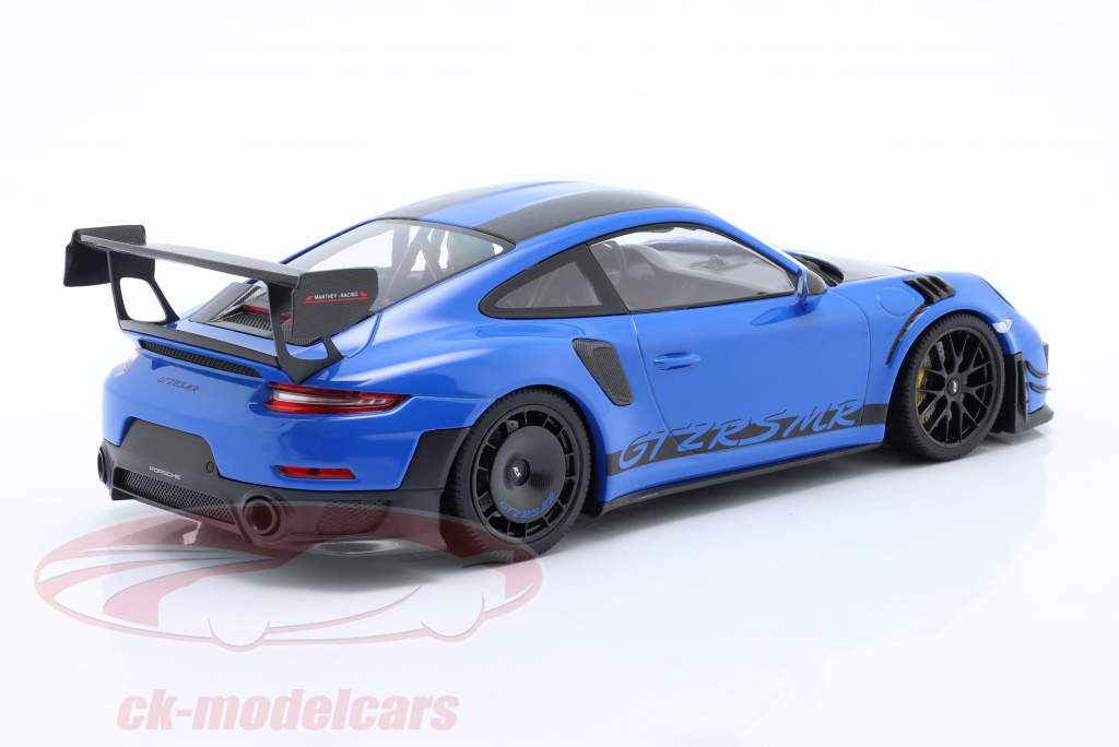 Porsche 911 (991.2) GT2 RS MR Manthey Racing bleu / noir 1:18 Minichamps