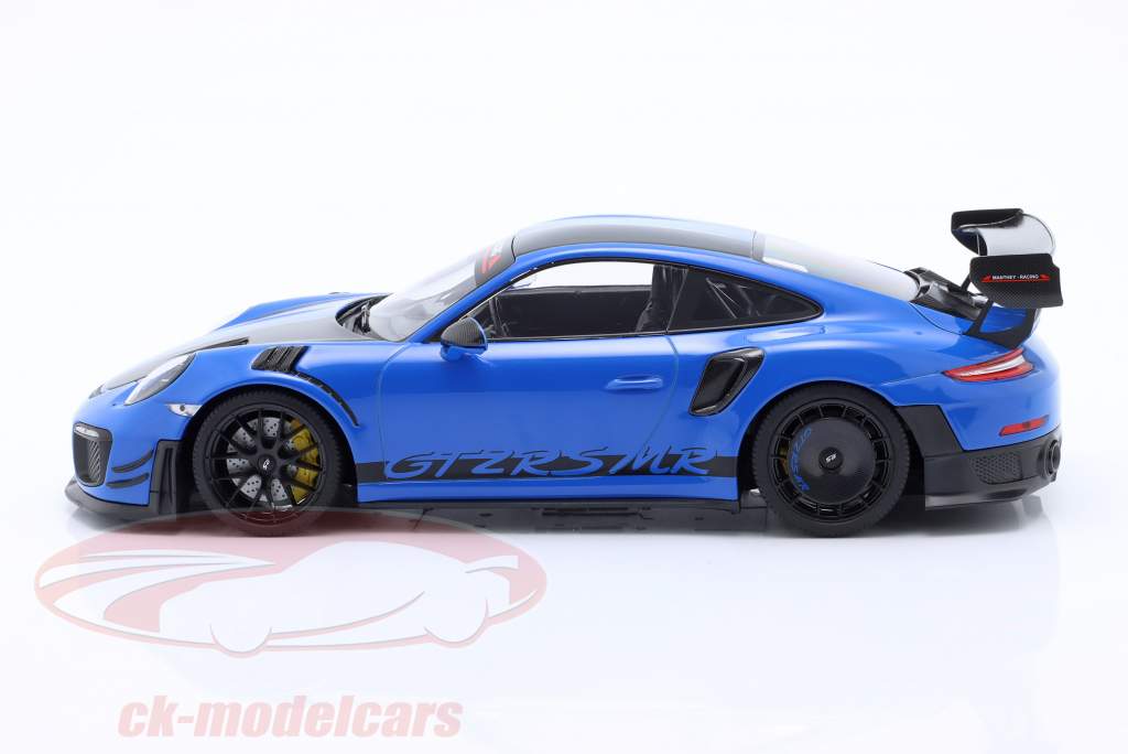 Porsche 911 (991.2) GT2 RS MR Manthey Racing bleu / noir 1:18 Minichamps