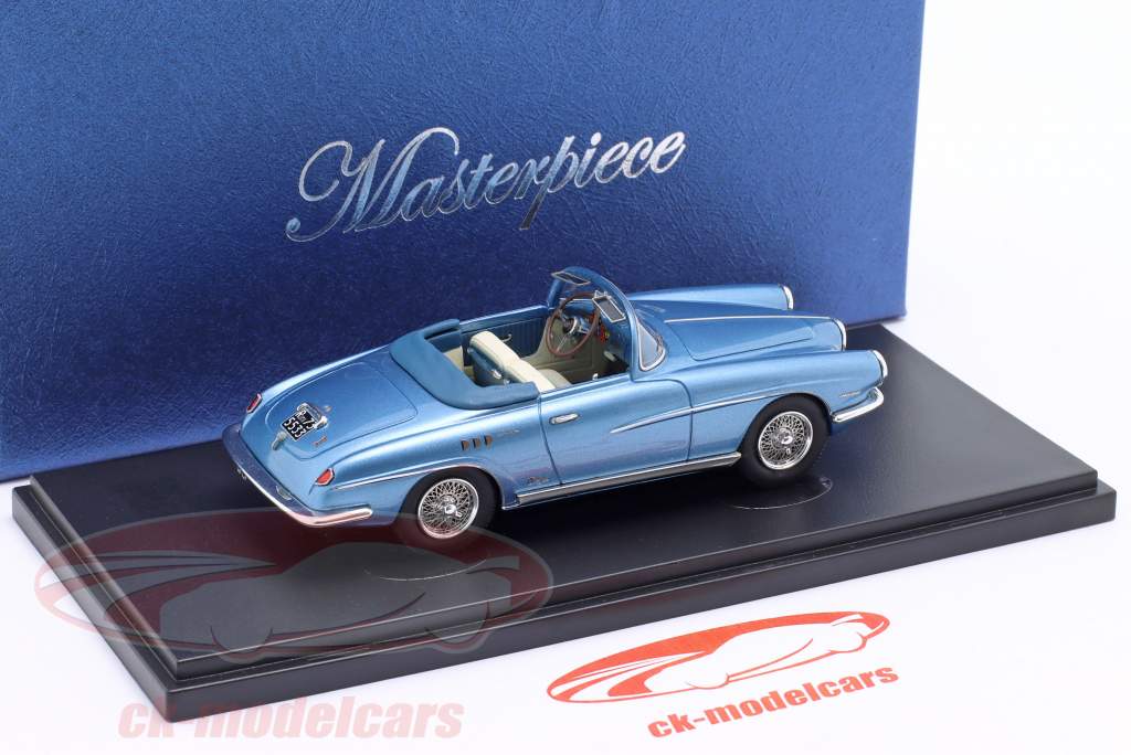 Alfa Romeo 1900 SS La Fleche year 1955 light blue metallic 1:43 AutoCult