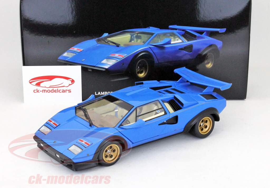 Lamborghini Countach LP500S Walter Wolf Racing light blue 1:18 Kyosho