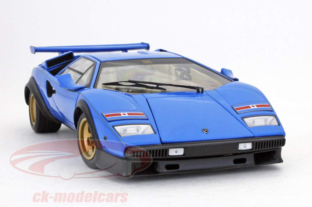 Lamborghini Countach LP500S Walter Wolf Racing light blue 1:18 Kyosho