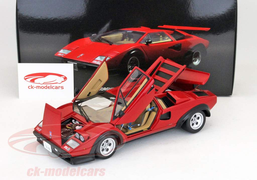 Lamborghini Countach LP500S Walter Wolf Racing red 1:18 Kyosho
