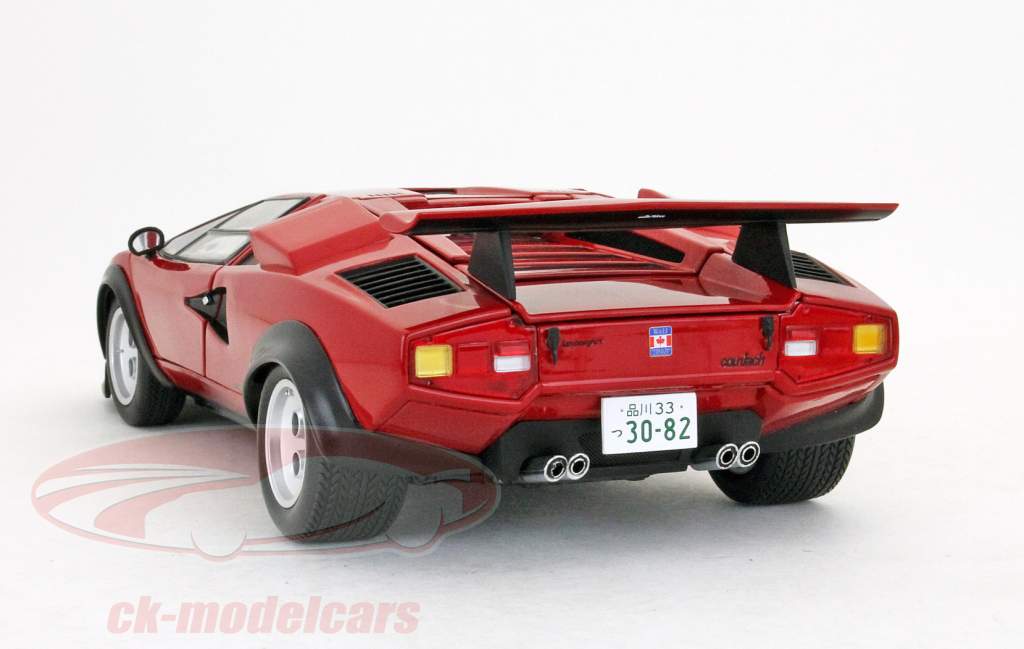 LP500S Lamborghini Countach Walter Wolf Racing rød / rød 1:18 Kyosho