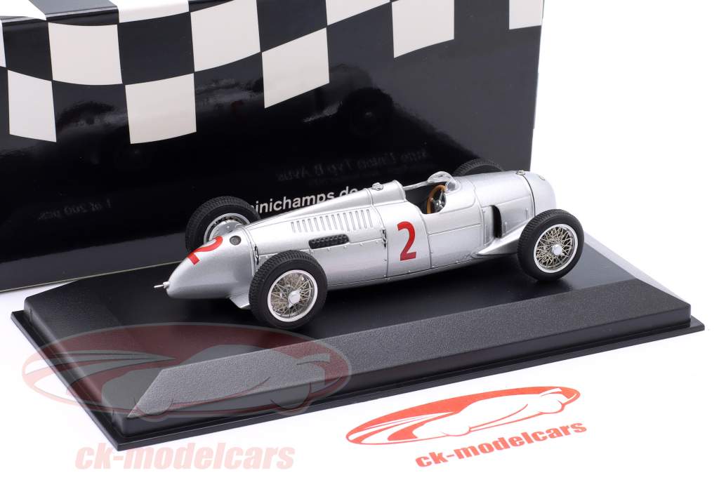 Auto Union Tipo B Avus #2 2do carrera AVUS 1935 Achille Varzi 1:43 Minichamps