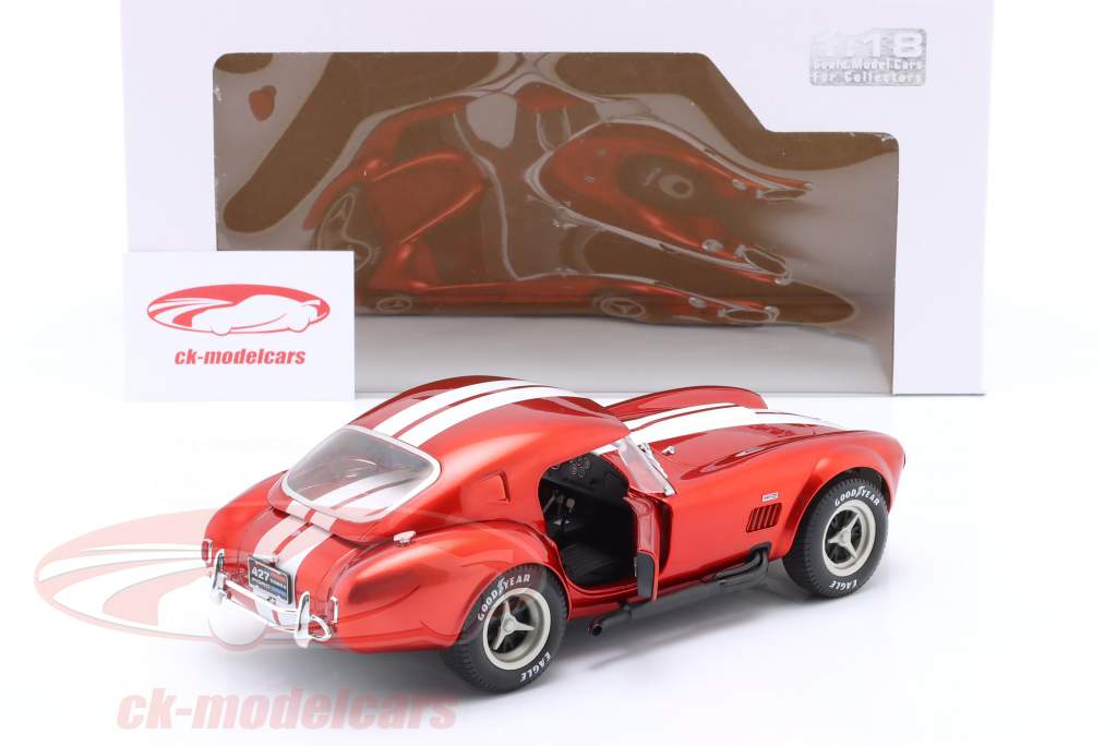 Solido 1:18 Shelby Cobra 427 MK2 建設年 1965 赤 メタリックな