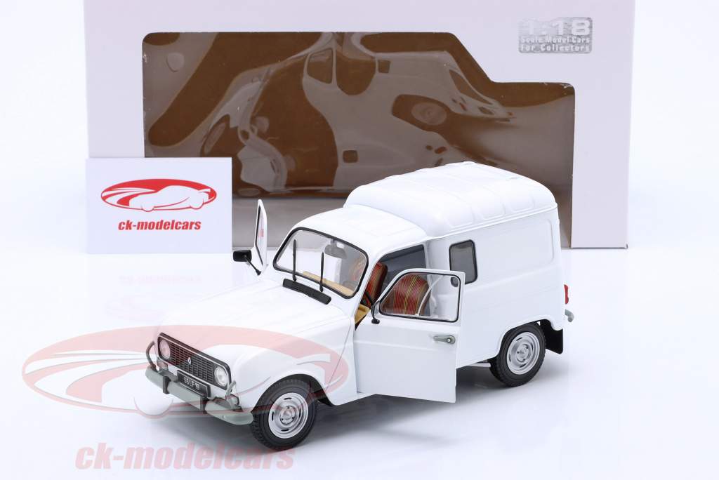 Renault 4LF4 Bouwjaar 1975 wit 1:18 Solido