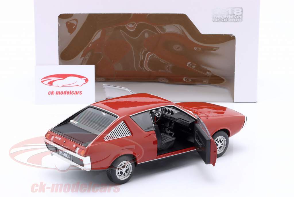 Renault 17 MK1 Année de construction 1976 rouge 1:18 Solido