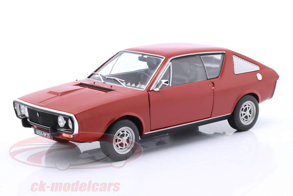Renault 17 MK1 Année de construction 1976 rouge 1:18 Solido