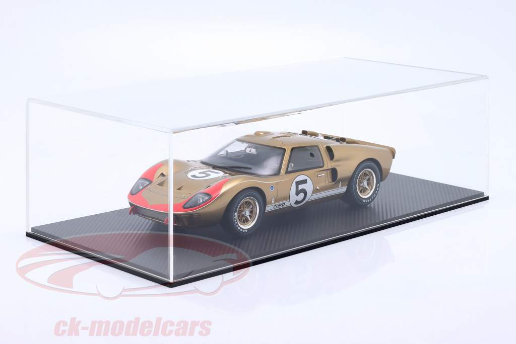 Alta qualidade Vitrine de acrílico Stuttgart com Placa base de fibra de carbono 1:12 Atlantic