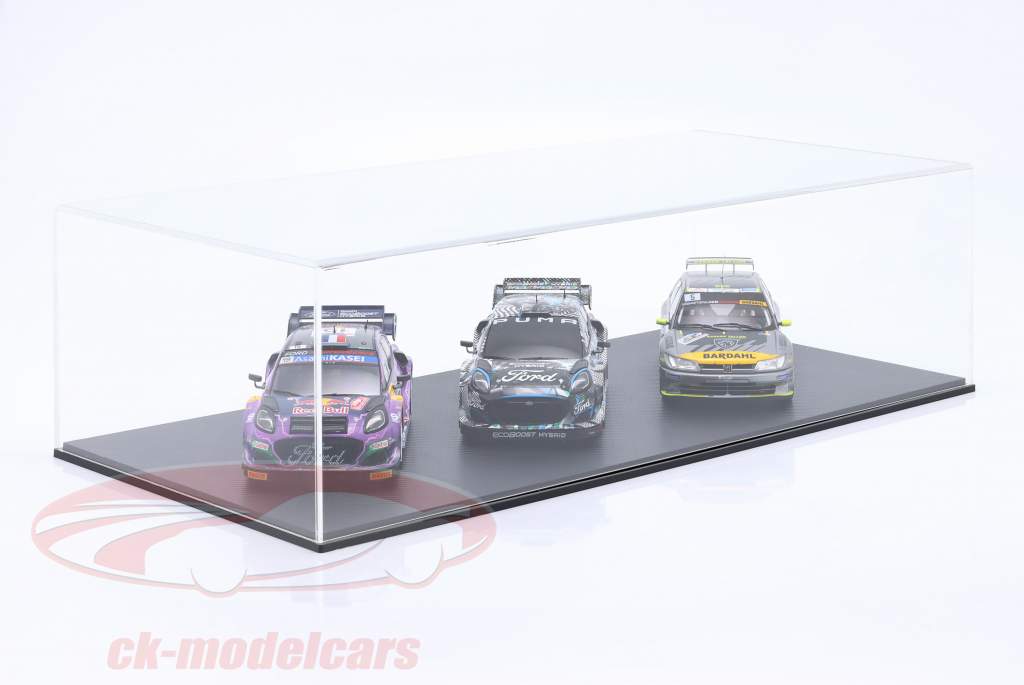 Hoge kwaliteit Acryl vitrine Stuttgart met Basisplaat van koolstofvezel 1:8 Atlantic