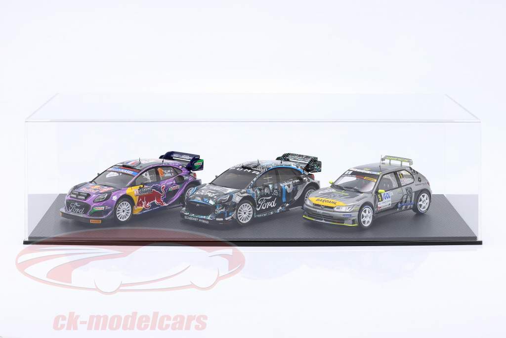 Hoge kwaliteit Acryl vitrine Stuttgart met Basisplaat van koolstofvezel 1:8 Atlantic