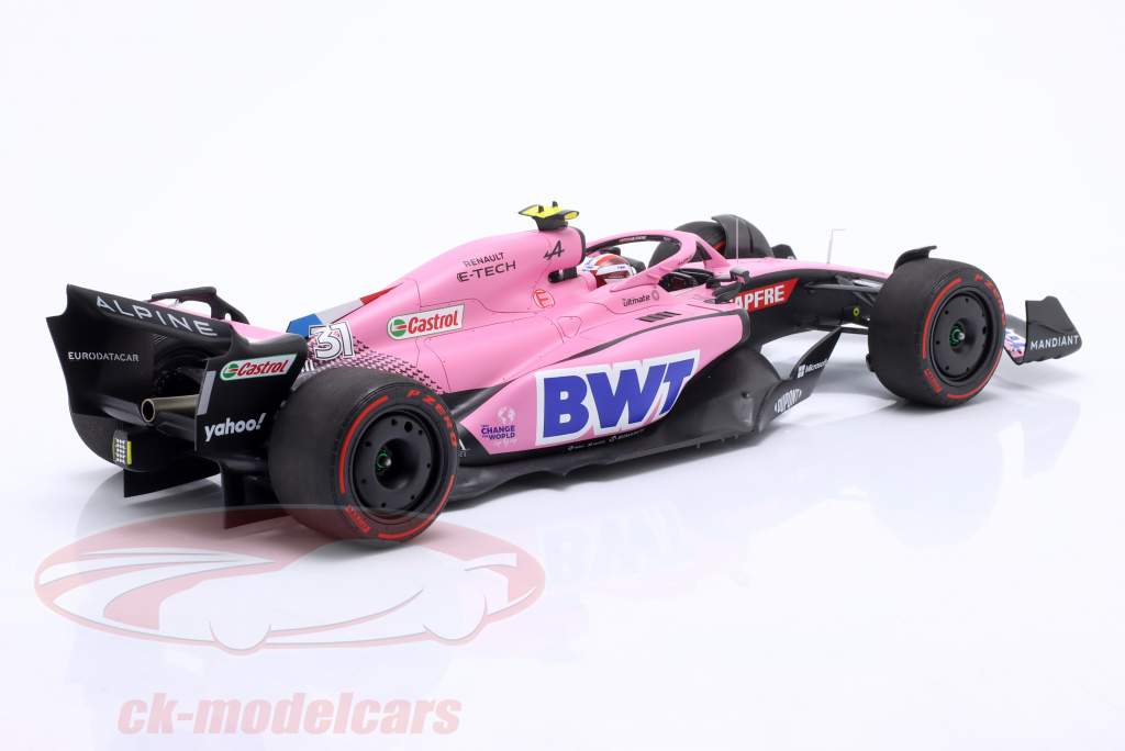 Esteban Ocon Alpine A522 #31 7ème Bahrain GP formule 1 2022 1:18 Minichamps
