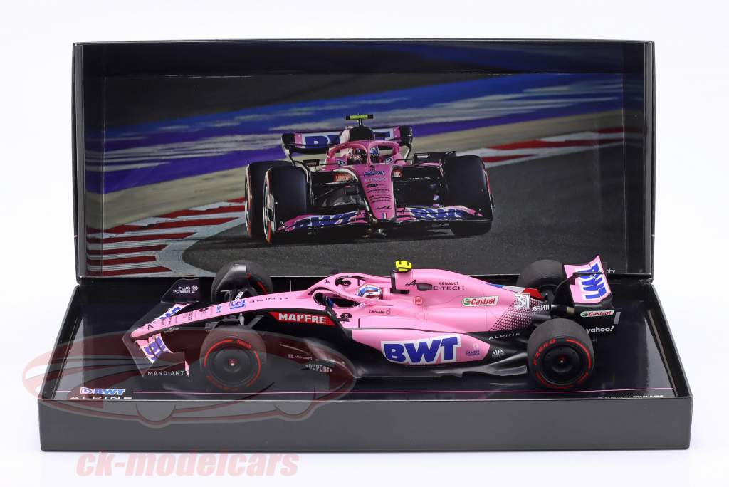 Esteban Ocon Alpine A522 #31 7th Bahrain GP Formel 1 2022 1:18 Minichamps