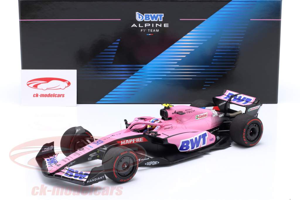 Esteban Ocon Alpine A522 #31 7th Bahrain GP Formel 1 2022 1:18 Minichamps