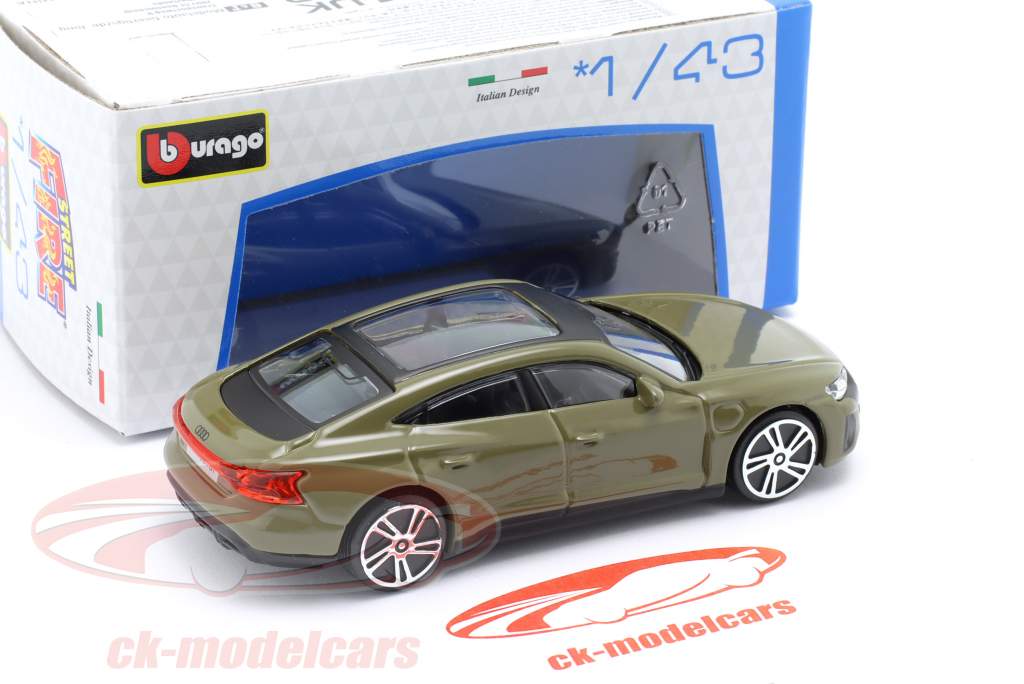 Audi RS e-tron GT Byggeår 2022 olivengrøn 1:43 Bburago
