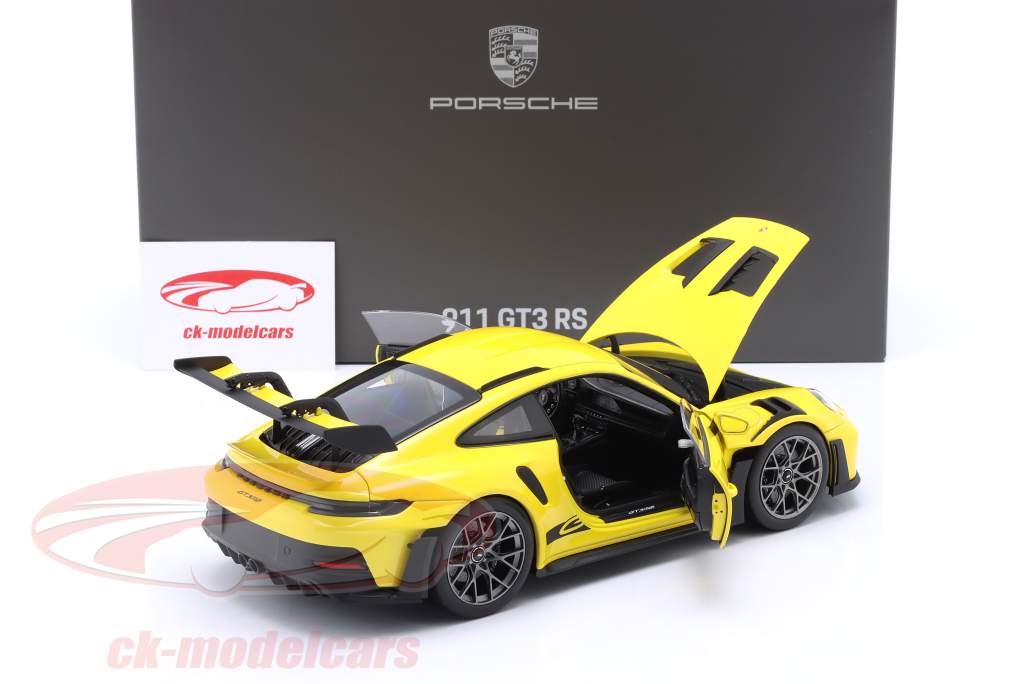Norev 1:18 Porsche 911 (992) GT3 RS year 2022 racing yellow