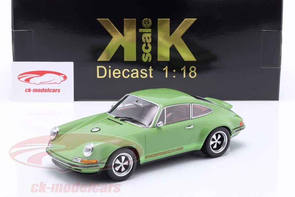 Singer Coupe Porsche 911 Modification grün 1:18 KK-Scale