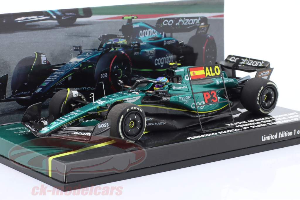 Minichamps 1:43 F. Alonso Aston マーティン AMR23 #14 3位