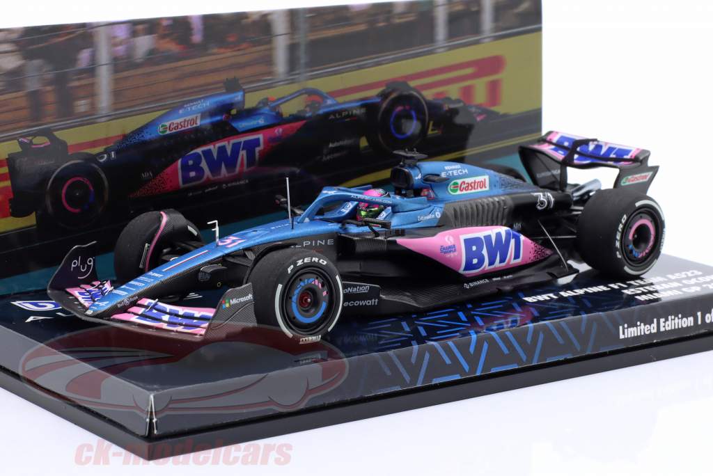 Esteban Ocon Alpine A523 #31 noveno Miami GP fórmula 1 2023 1:43 Minichamps