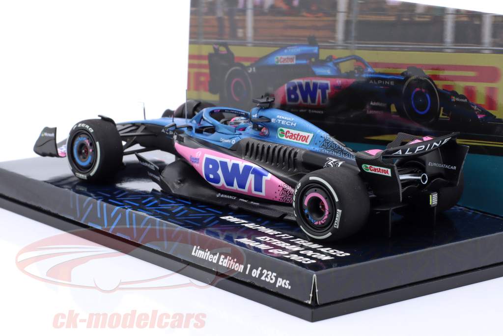 Esteban Ocon Alpine A523 #31 9th Miami GP formula 1 2023 1:43 Minichamps