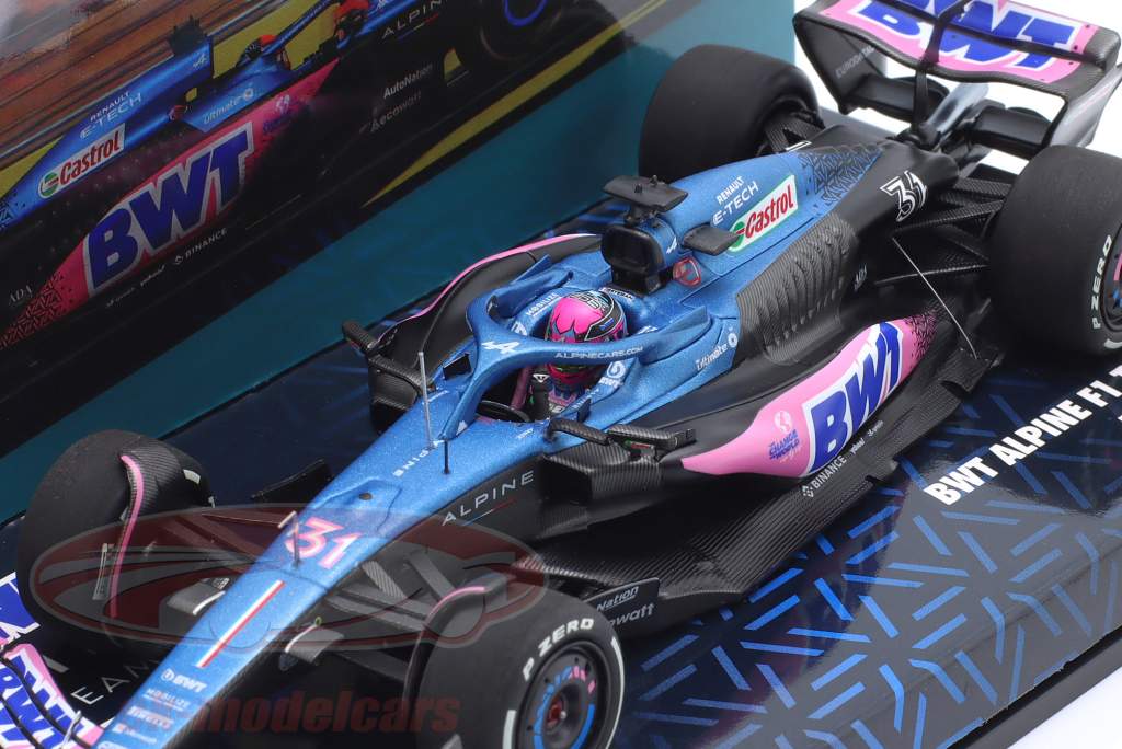 Esteban Ocon Alpine A523 #31 noveno Miami GP fórmula 1 2023 1:43 Minichamps