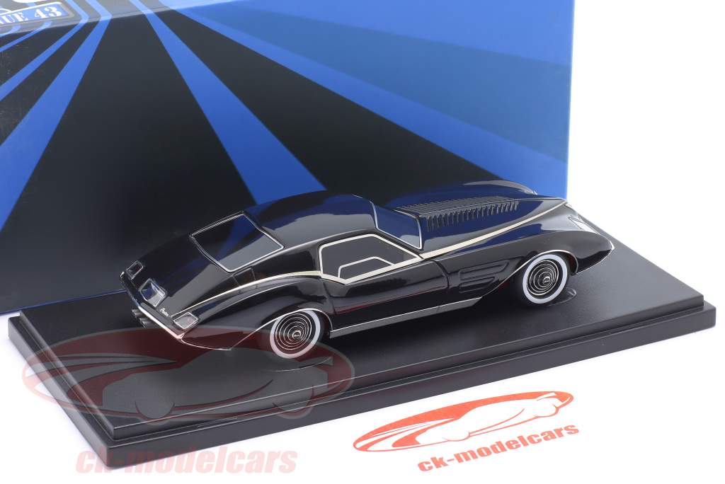 Pontiac Phantom Concept Car Byggeår 1977 sort 1:43 AutoCult