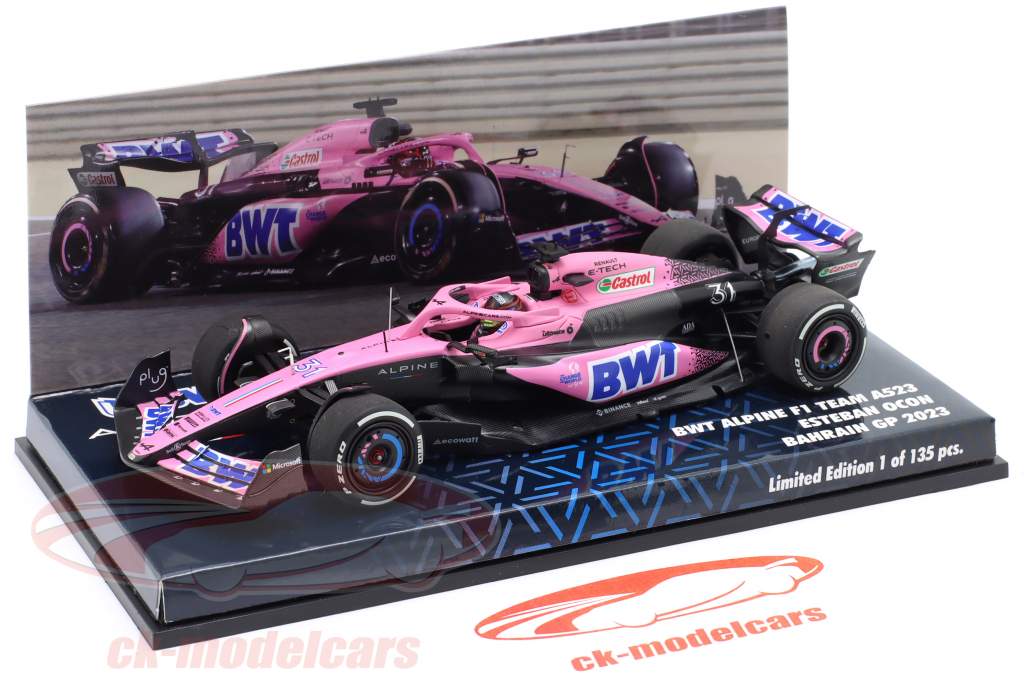 Esteban Ocon Alpine A523 #31 Бахрейн GP 2023 1:43 Minichamps