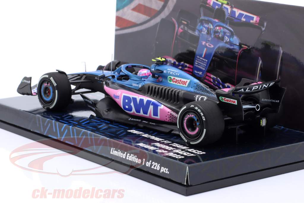 Pierre Gasly Alpine A523 #10 octavo Miami GP fórmula 1 2023 1:43 Minichamps