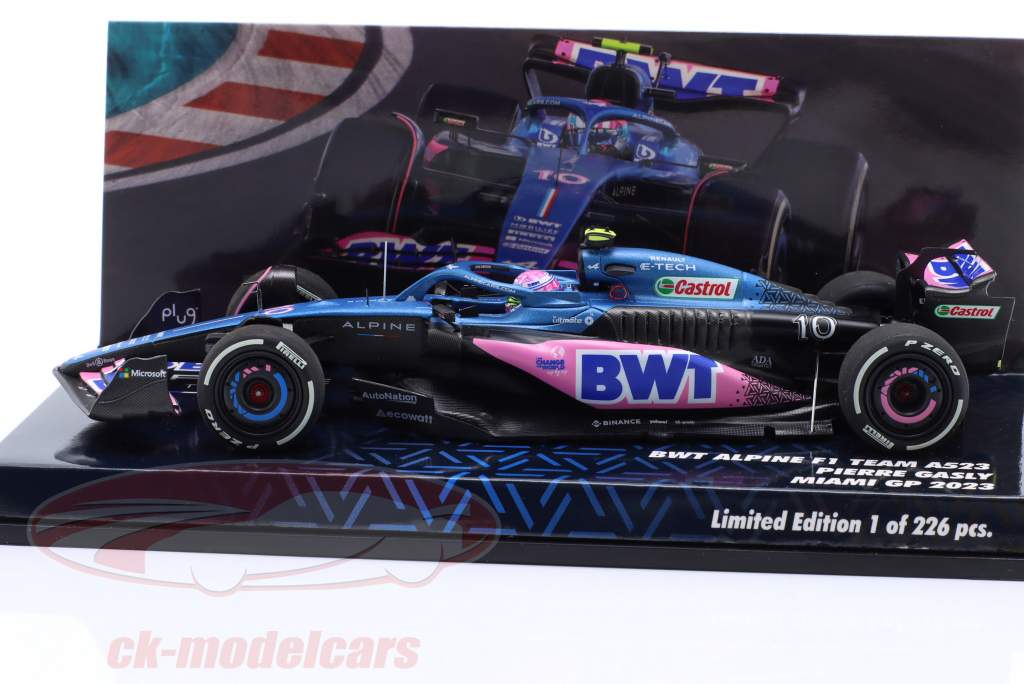 Pierre Gasly Alpine A523 #10 8th Miami GP Formula 1 2023 1:43 Minichamps