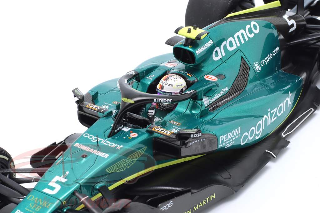 S. Vettel Aston Martin AMR22 #5 Last Race Abu Dhabi GP Formel 1 2022 1:18 Minichamps