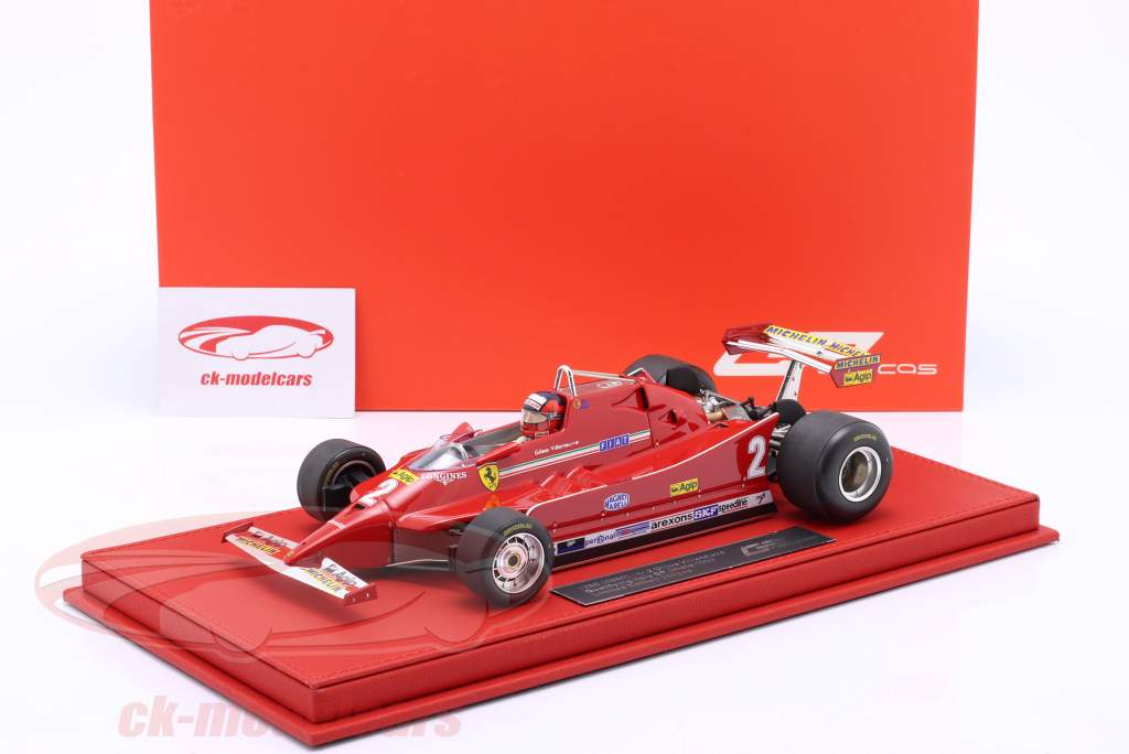 G. Villeneuve Ferrari 126C #2 Practice Italian GP Formula 1 1980 1:18 GP Replicas