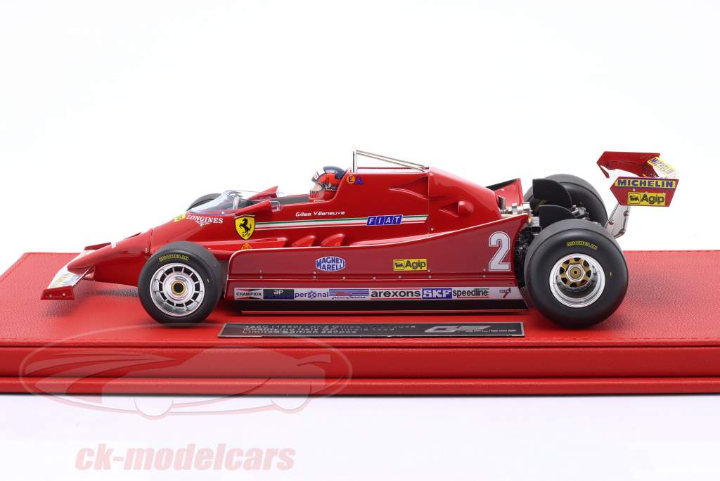 G. Villeneuve Ferrari 126C #2 Practice Italian GP Formula 1 1980 1:18 GP Replicas