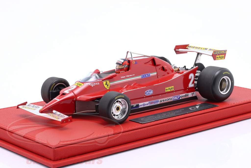 G. Villeneuve Ferrari 126C #2 Practice Italian GP Formula 1 1980 1:18 GP Replicas