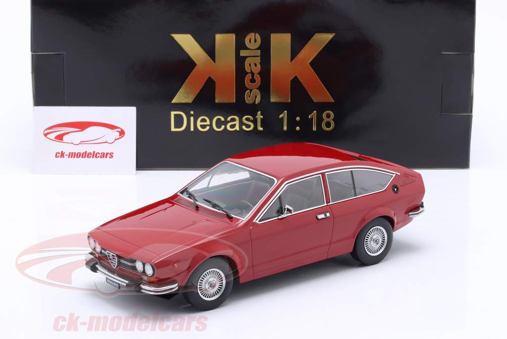 Alfa Romeo Alfetta 2000 GTV year 1976 red 1:18 KK-Scale