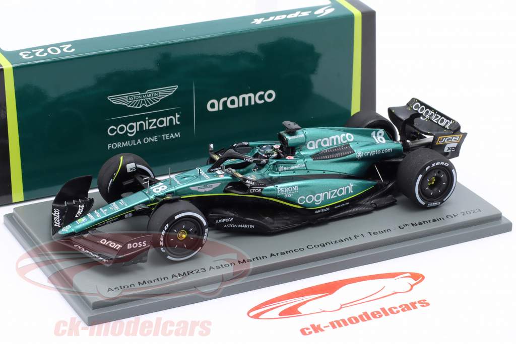 Lance Stroll Aston Martin AMR23 #18 6th Bahrain GP formula 1 2023 1:43 Spark
