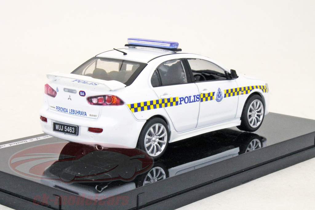 Mitsubishi Lancer 警察 Malaysia 建設年 2010 1:43 Vitesse
