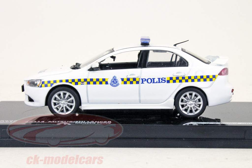 Mitsubishi Lancer 警察 Malaysia 建設年 2010 1:43 Vitesse