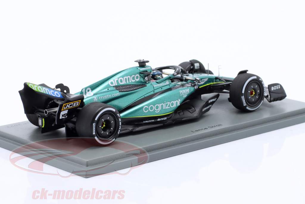 Lance Stroll Aston Martin AMR23 #18 6e Bahrein GP formule 1 2023 1:43 Spark