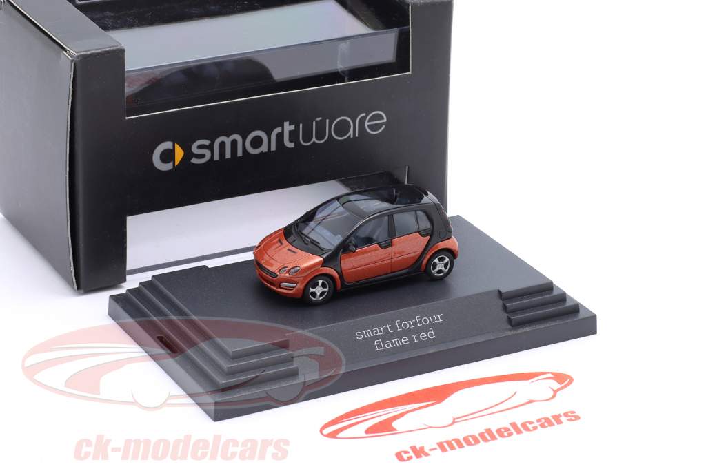 Smart Forfour Année de construction 2004 - 2006 rouge 1:87 Busch