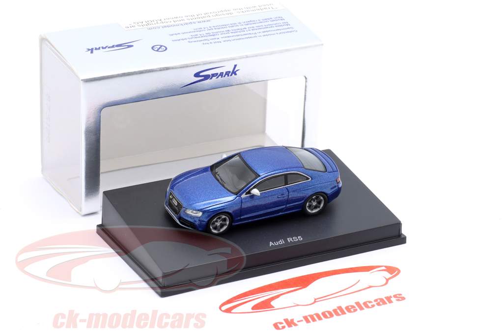 Audi RS5 Année de construction 2010 bleu 1:87 Spark