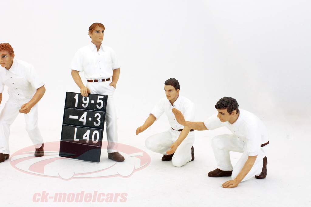 式（1）进站数字设定古典风格的白色/白色1:18的TrueScale