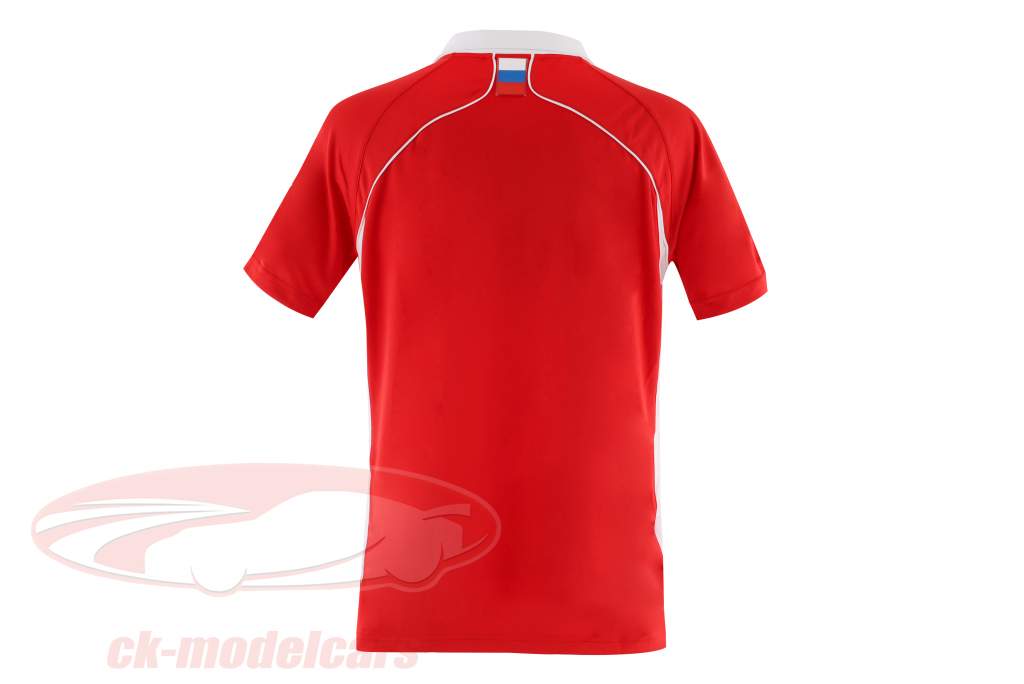 Bianchi / Chilton Marussia Team ポロシャツ 式 1 2013 赤 / 白 Größe 2XL