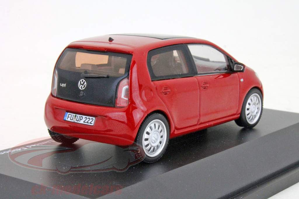 Volkswagen VW up! 4-dørs hatchback tornado rød Schuco 1:43