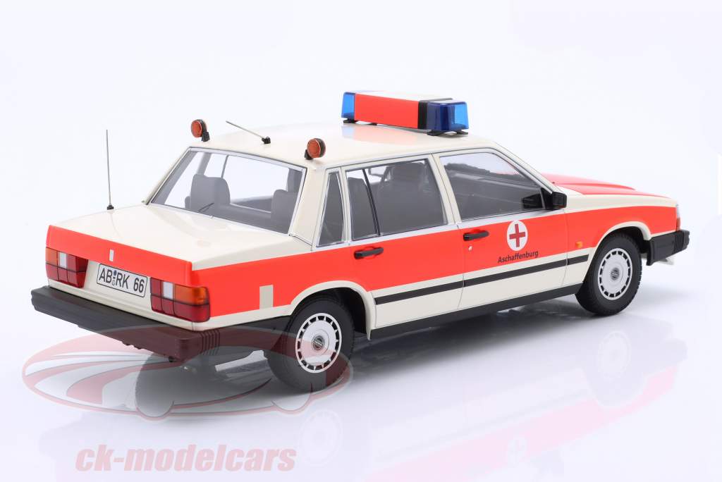 Volvo 740 GL DRK Aschaffenburg Baujahr 1986 1:18 Minichamps